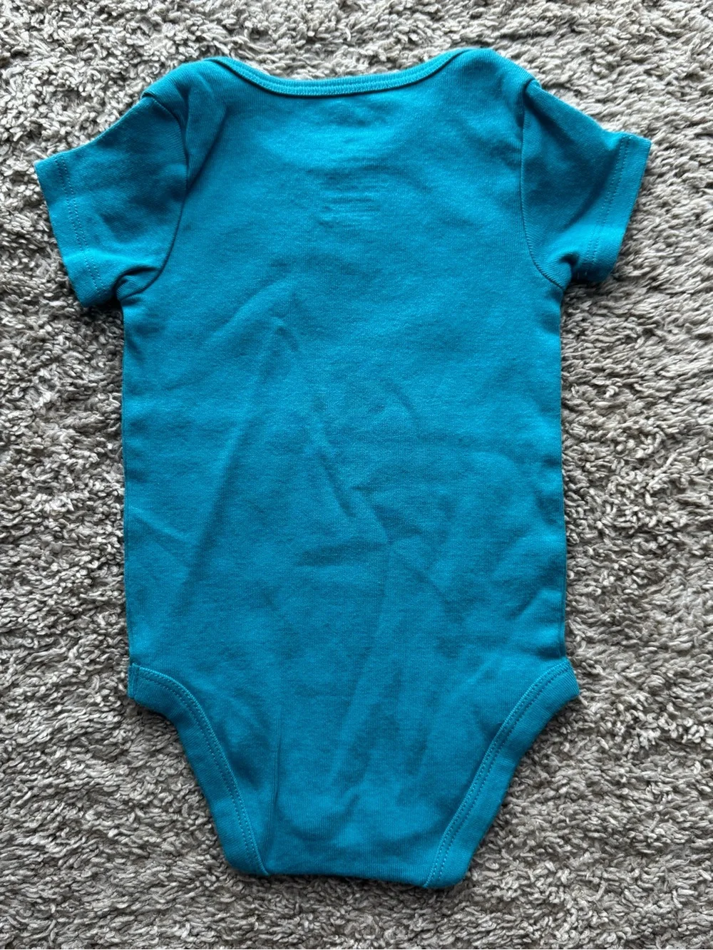 Okie Dokie Limited Edition Teal Short Sleeve Bodysuit Baby 3 Months